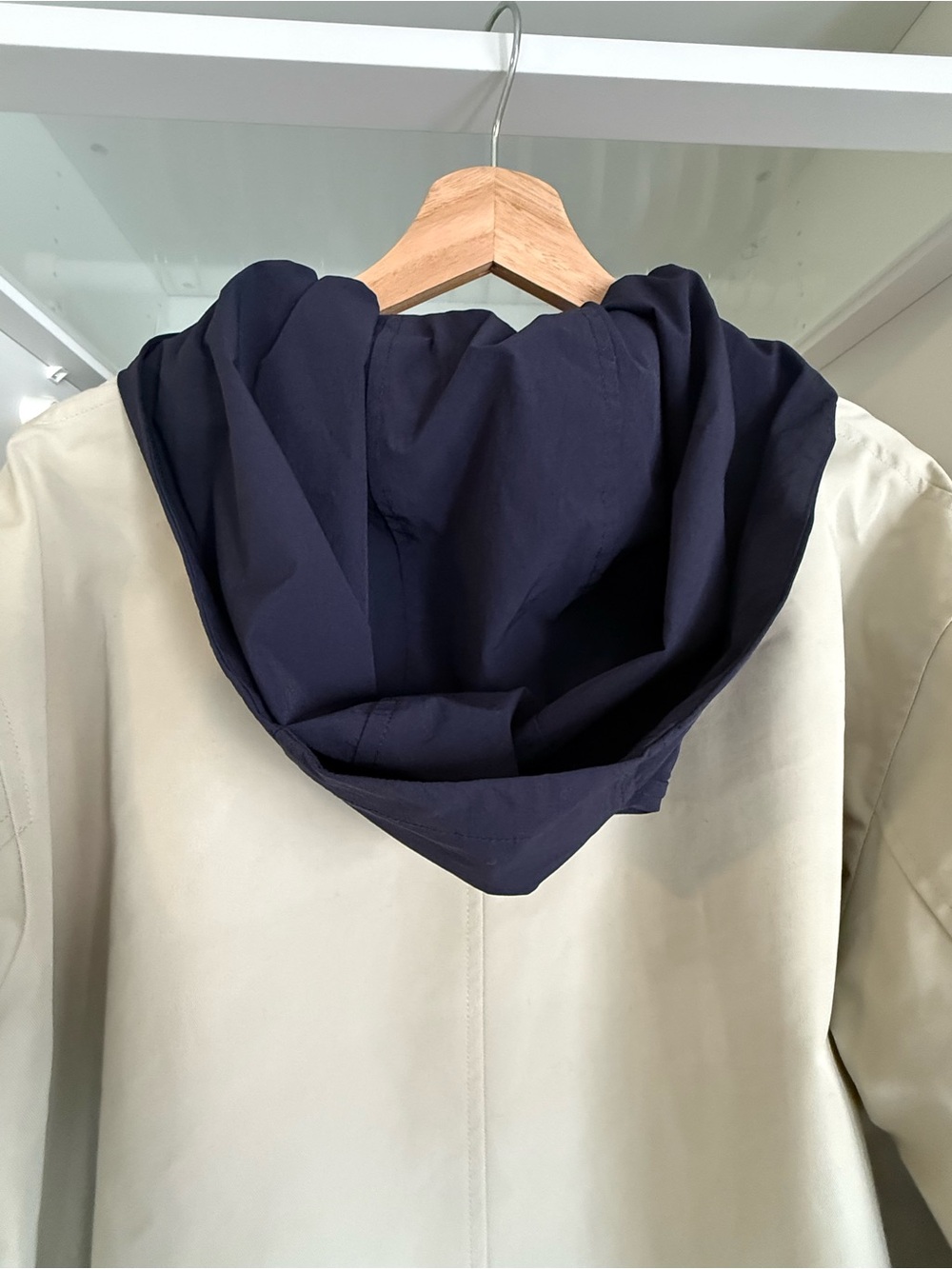 SELFWHO cotton blend reversible Trench coat - Picture 7 of 16